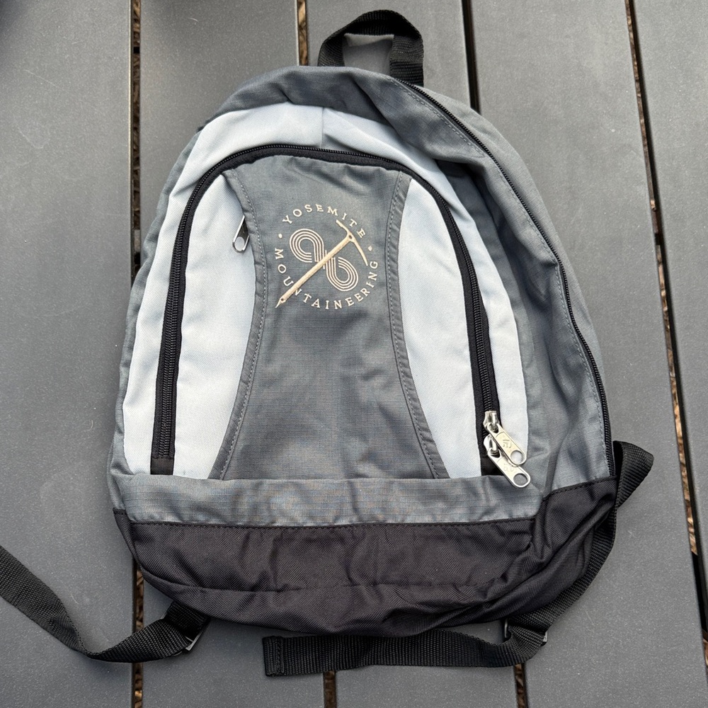 Yosemite Gray and Black Backpack